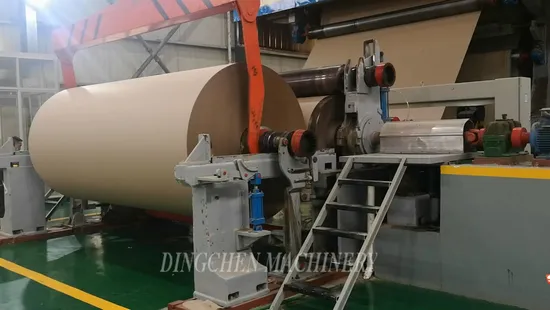 Macchina per la produzione di carta ondulata per il riciclaggio della carta straccia da 2500 mm